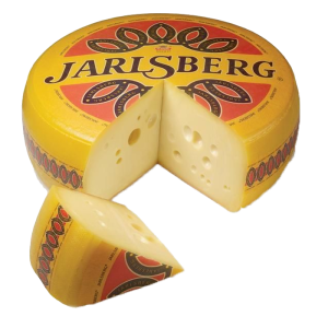 Jarlsberg rund mellanlag.