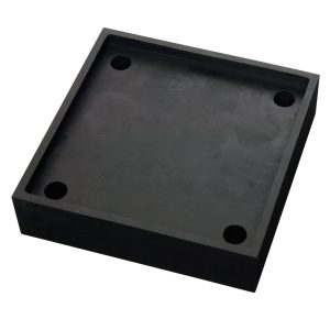 Flexibel bottenplatta för påkörningsskyddsräcken – 50 x 200 x 200 mm