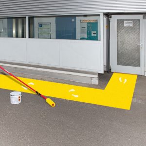 Golvfärg – Utomhus Industriell Beläggning – Gul RAL 1023