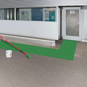 Golvfärg – Utomhus Industriell Beläggning – Grön RAL 6018