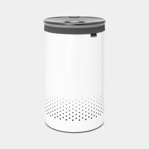 Brabantia Tvättkorg 60 liter med plastlock – Vit