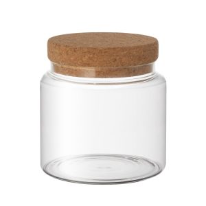 Glasburk med korklock, 0,9L