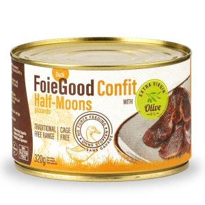 Ank confit FoieGood Gizzards halvmåne