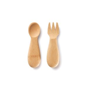 Bambu Home – Ekologisk Gaffel & Sked Baby i Bambu
