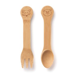 Bambu Home – Ekologisk Gaffel & Sked Barn i Bambu