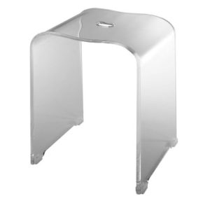 Badrumspall i plexiglas Transparent