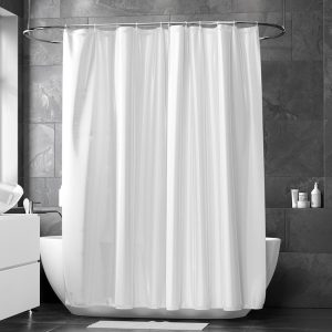 Duschdraperi Match Vit 200x240cm extra höjd